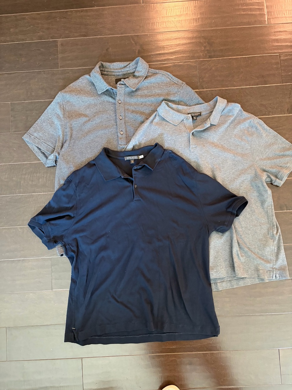 Banana Republic Luxury Touch Performance Polo Set XL Cotton